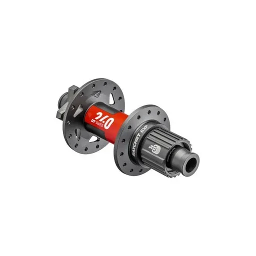 Agy DT Swiss 240 EXP Boost hátsó disc 6 csavaros 148x12mm 32h fekete Microspline