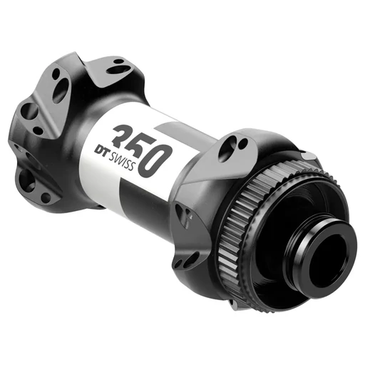 Agy DT Swiss 350 Road Straightpull első disc center lock 12mm 24h fekete ÚJ