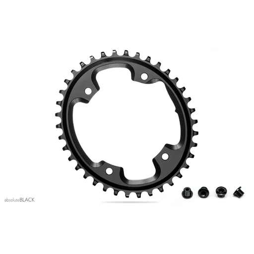 Lánckerék aB CX OVAL 110BCD asszimetrikus 4 lyukas fekete 42T