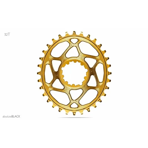 Lánckerék aB MTB OVAL SRAM Direct Mount  BOOST 148 arany (3mm offset) 34T