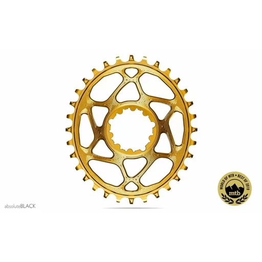 Lánckerék aB MTB OVAL SRAM Direct Mount/GXP N/W  arany (6mm offset) 30T