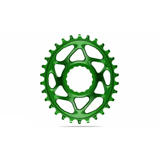Lánckerék aB MTB OVAL SRAM Direct Mount/GXP N/W  zöld (6mm offset) 34T