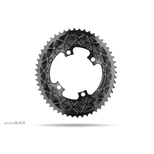 Lánckerék aB Országúti OVAL 110BCD asszim Shimano 9000/6800 4 lyukas fekete 50T
