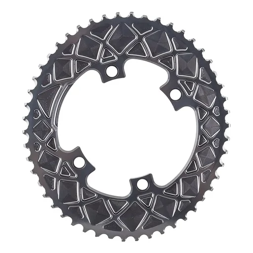Lánckerék aB Országúti OVAL 110BCD asszim Shimano 9000/6800 4 lyukas szürke 52T