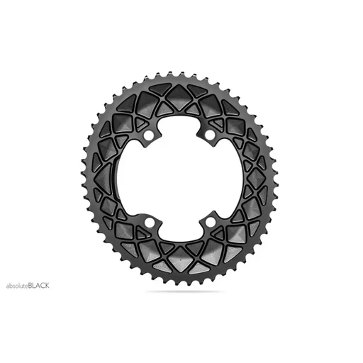 Lánckerék aB Országúti OVAL 110BCD asszim Shimano 9100/8000 4 lyukas fekete 50T
