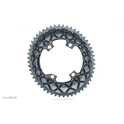 Lánckerék aB Országúti OVAL 110BCD asszim Shimano 9100/8000 4 lyukas szürke 50T