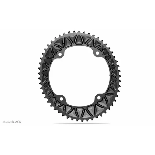 Lánckerék aB Országúti OVAL Campagnolo fekete 145/112BCD 4 lyukas 53T