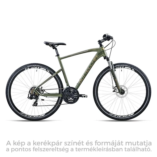 Bottecchia 310 LITE CROSS FS SHIMANO TY500 21S DISK Férfi cross trekking kerékpár - MATT GREEN