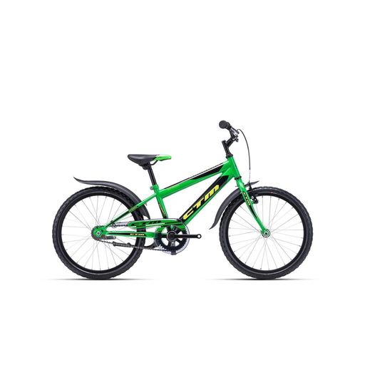 CTM SCOOBY 1.0 gyermek kerékpár, zöld/fekete