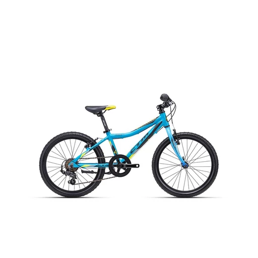 CTM JERRY 1.0 gyermek kerékpár 20" matt kék/sárga, méret: 11"