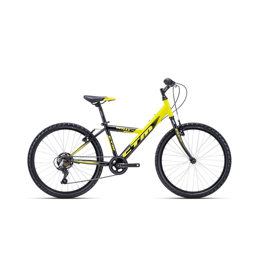 CTM WILLY 1.0 gyermek kerékpár, fekete/sárga