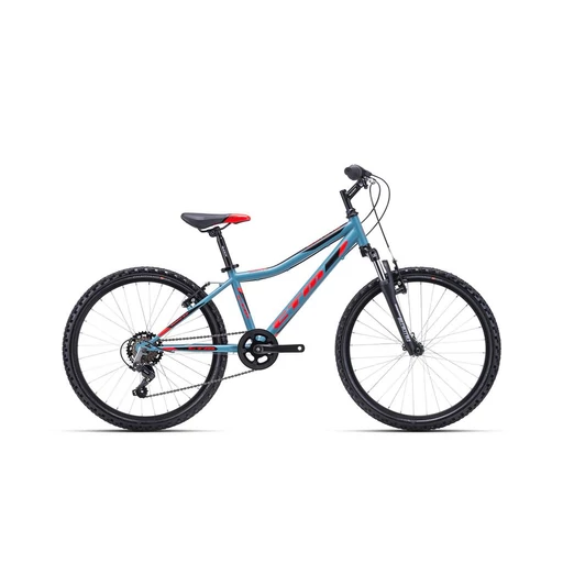 CTM BERRY 2.0 gyermek kerékpár 24" matt szürkéskék/narancs, méret: 13"