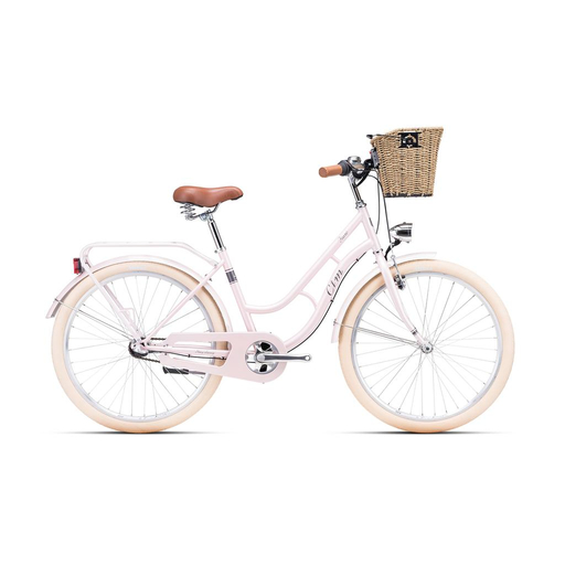 CTM FIORE (26") női City/Városi kerékpár, gyöngyház világos rózsaszín