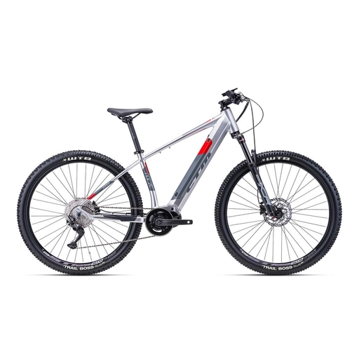 CTM PULZE XPERT MTB e-bike kerékpár 29" ezüst/piros, méret: XL (21")