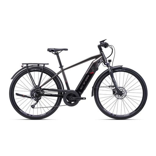 CTM METRIC C férfi E-BIKE cross-trekking kerékpár, bronz/fekete