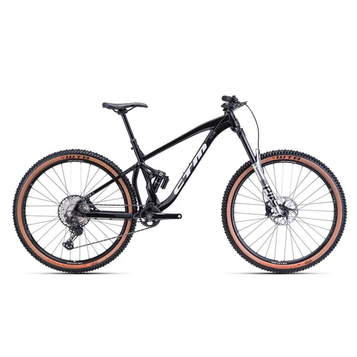 CTM SCROLL AM PRO összteleszkópos MTB kerékpár 29" mélyfekete/ezüst, méret: L