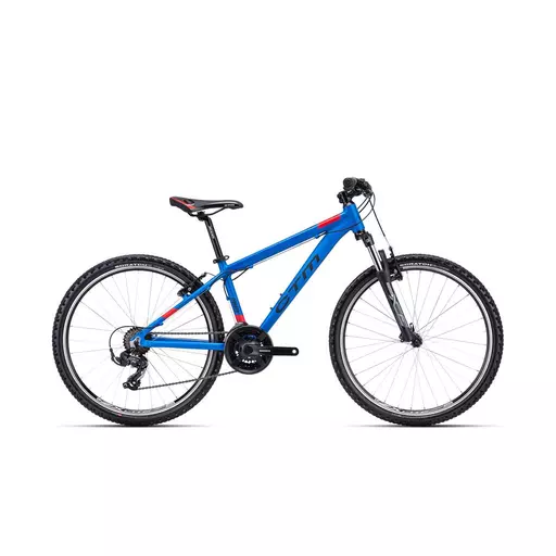CTM TERRANO 1.0 gyermek kerékpár 26" matt kék/piros, méret: S (14")