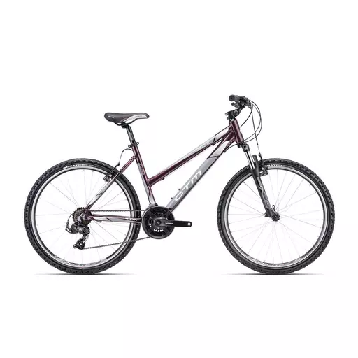 CTM SUZZY 1.0 MTB női kerékpár 26" burgundy/szürke, méret: M (16")