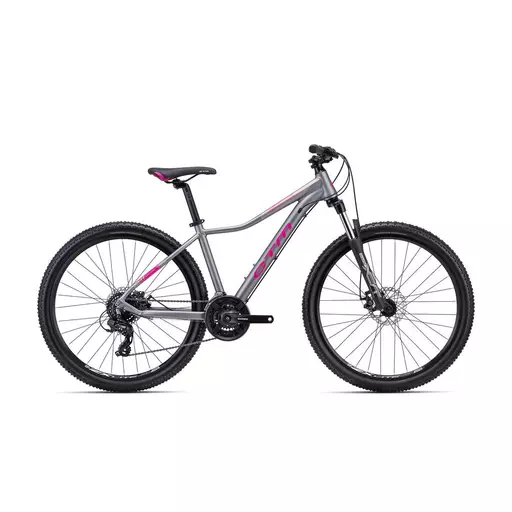 CTM CHARISMA 2.0 MTB női kerékpár 27,5" matt sötétszürke/pink, méret: L (18")