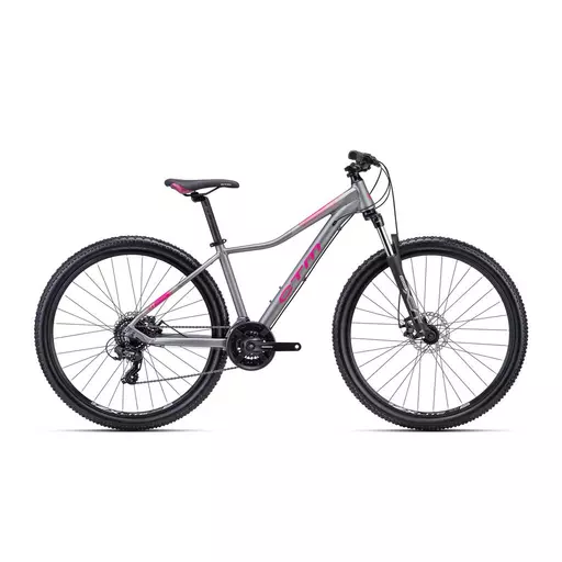 CTM CHARISMA 2.0 MTB női kerékpár 29" matt sötétszürke/pink, méret: M (16")