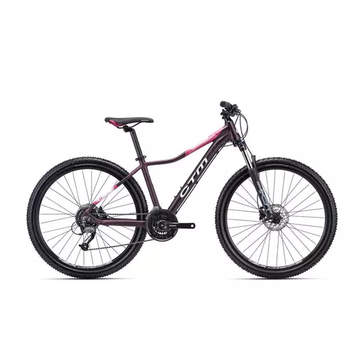 CTM CHARISMA 3.0 MTB női kerékpár 27,5" selyemfényű burgundy/fehér, méret: M (16")