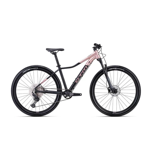 CTM CHARISMA 6.0 MTB női kerékpár 27,5" matt fekete/gyöngyház antik rózsaszín, méret: S (14")