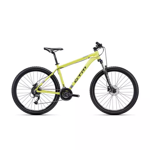 CTM REIN 3.0 MTB kerékpár 27,5" gyöngyház citromsárga/szürke, méret: L (18")