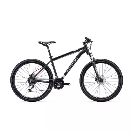 CTM REIN 3.0 MTB kerékpár 27,5" matt fekete/ezüst, méret: L (18")