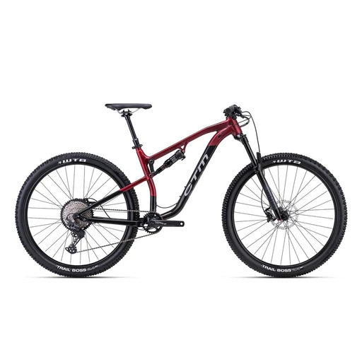 CTM SKAUT 3.0 MTB kerékpár 29" matt gyöngyház bordó/fényes fekete, méret: S