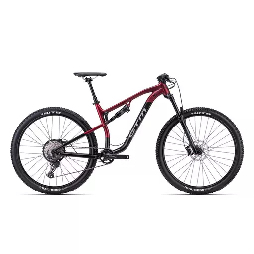 CTM SKAUT 3.0 MTB kerékpár 29" matt gyöngyház bordó/fényes fekete, méret: XL