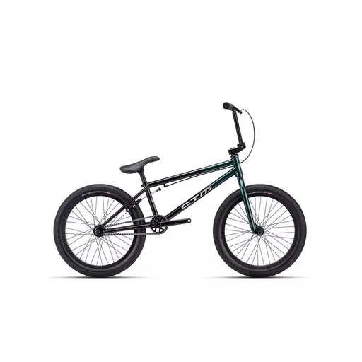 CTM POP CRMO BMX unisex kerékpár 20" fekete/sötétzöld, méret: 20,5"