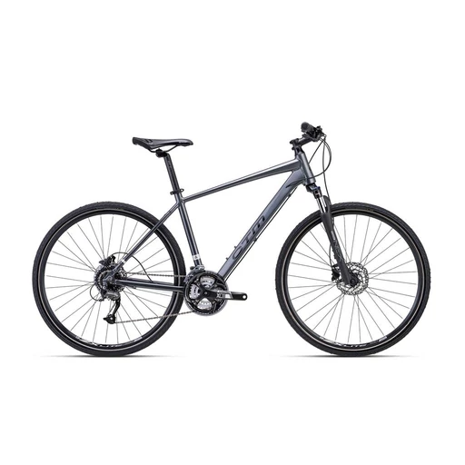 CTM STARK 2.0 cross trekking kerékpár 28" gyöngyház sötétszürke, méret: M (17")