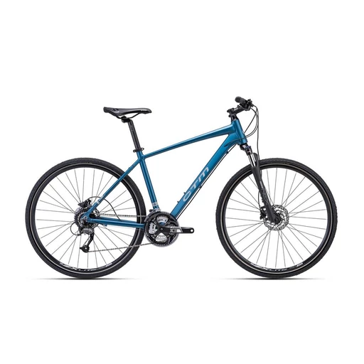 CTM STARK 2.0 cross trekking kerékpár 28" selyemfényű mélykék, méret: M (17")
