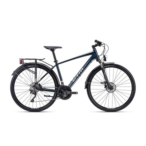 CTM STARK 3.0 TREK trekking kerékpár, 30 sebességes, matt grey-blue pearl színben - 2023 - férfi