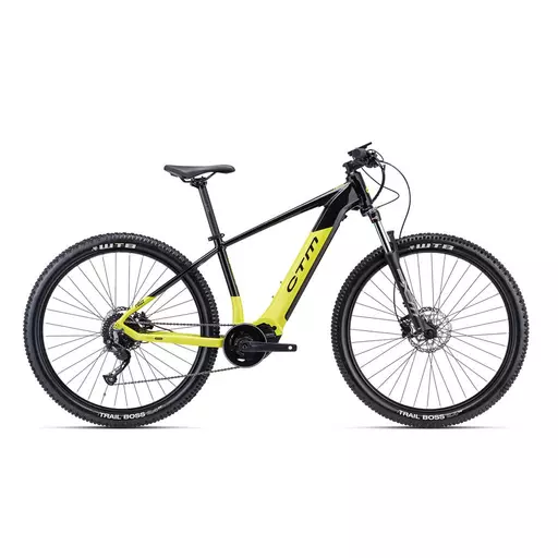 CTM PULZE MTB e-bike kerékpár 29" matt citromsárga/fekete, méret: L