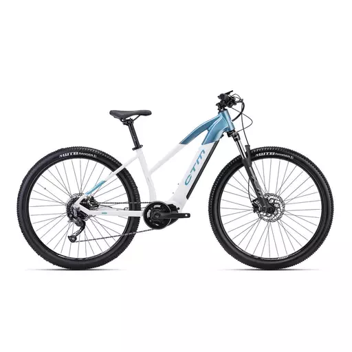 CTM RUBY X MTB női e-bike kerékpár 29" gyöngyház fehér/szürkéskék, méret: M (16")