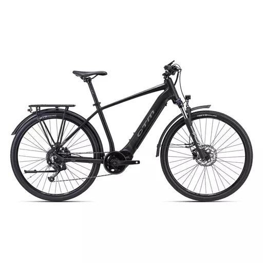 CTM SENZE MAN trekking e-bike kerékpár 28" matt fekete, méret: M (17")