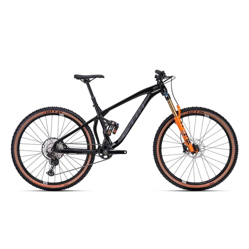 CTM SCROLL AM PRO összteleszkópos MTB   kerékpár 29" mett fekete/fényes fekete, méret: M