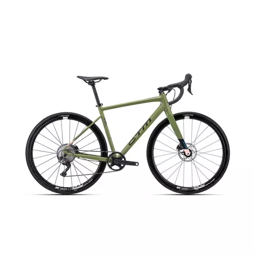 CTM KOYUK 3.0 gravel kerékpár 700C matt sötét olivazöld, méret: 560