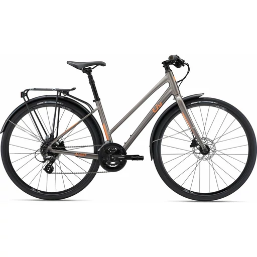 GIANT-LIV Alight 2 City Disc  női Fitness  kerékpár Metal színben - 2023