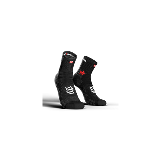 Compressport Pro Racing Socks v3.0 Run fekete bokazokni T2