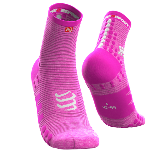 Compressport Pro Racing Socks v3.0 Run pink-melange bokazokni T1