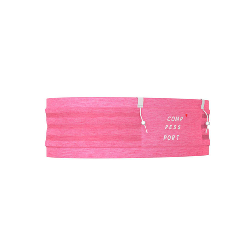 Compressport Free Belt Pro pink professzionális futóöv, sportöv M/L