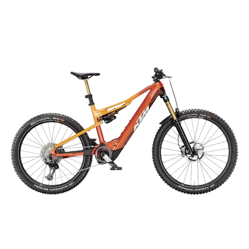 KTM MACINA KAPOHO EXONIC CX-R Di2 FÉRFI Összteleszkópos elektromos MTB kerékpár - BURNT'FRESH ORANGE+CARBON - több méretben