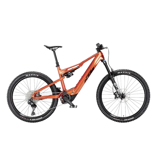 KTM MACINA KAPOHO ELITE Di2 FÉRFI Összteleszkópos elektromos MTB kerékpár - BURNT ORANGE - több méretben