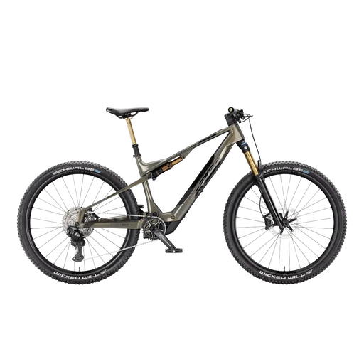 KTM MACINA SCARP SX PRESTIGE Di2 FÉRFI Összteleszkópos elektromos MTB kerékpár - OLIVE PEARL - több méretben
