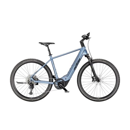 KTM MACINA CROSS CX 810 FÉRFI Elektromos crosstrekking kerékpár - STEEL BLUE MATT - több méretben