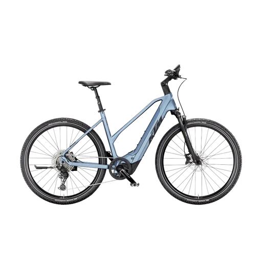KTM MACINA CROSS CX 810 NŐI Elektromos crosstrekking kerékpár - STEEL BLUE MATT - több méretben