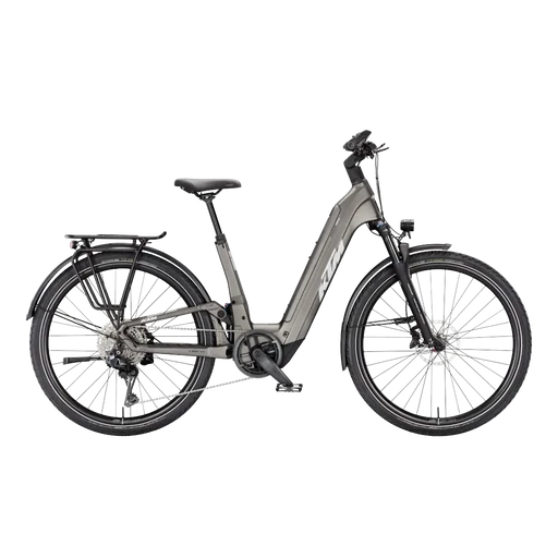 KTM MACINA STYLE FS PRIME Di2 UNISEX Elektromos összteleszkópos MTB kerékpár - MACHINE GREY MATT - több méretben