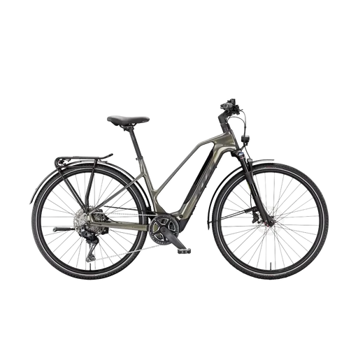 KTM MACINA SPORT SX ELITE Di2 NŐI Elektromos trekking- túra kerékpár - OLIVE PEARL - több méretben